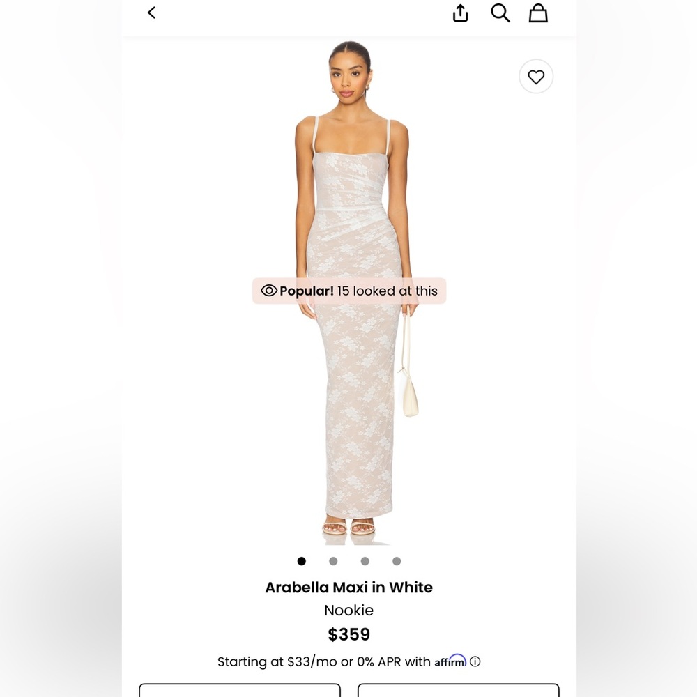Revolve Nookie Arabella Maxi in White